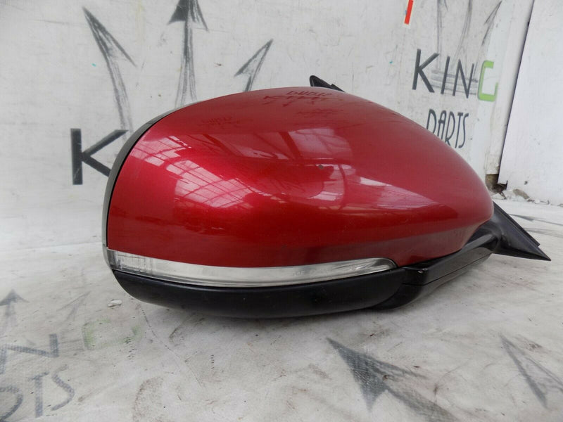 JAGUAR XJ (X351) 2010-2019 POWER FOLDING DRIVER WING MIRROR RED - GENUINE