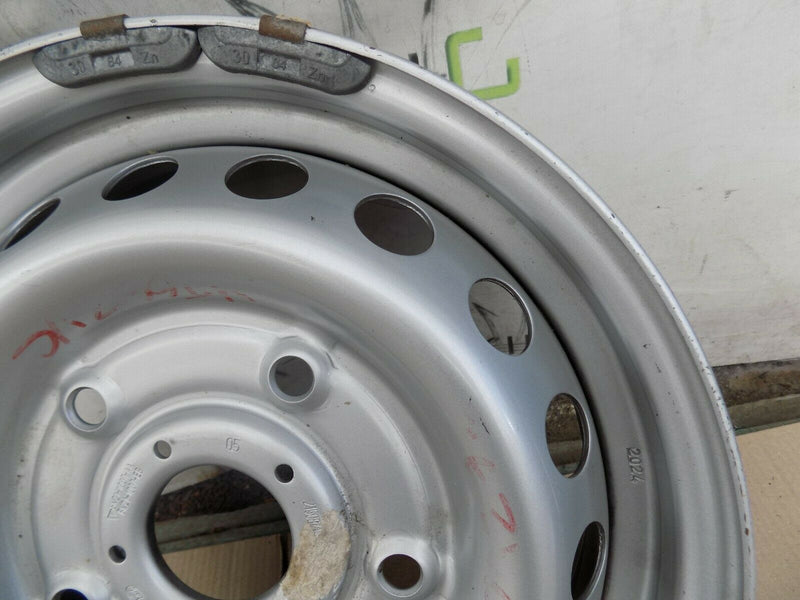 FORD TRANSIT MK8 15" STEEL WHEEL SINGLE SILVER GENUINE 6.5JX15  1763872