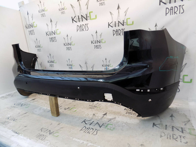BMW X1 F48 2016-2017 BLACK REAR BUMPER GENUINE PDC HOLES 51127332324