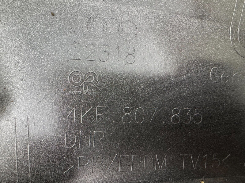 AUDI E-TRON 2018-ON LOWER SECTION REAR BUMPER GENUINE PDC 4KE807521B