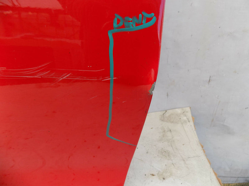 VAUXHALL CORSA D 3DR 2011-2014 FACELIFT RED FRONT DOOR PANEL RIGHT DRIVER SIDE