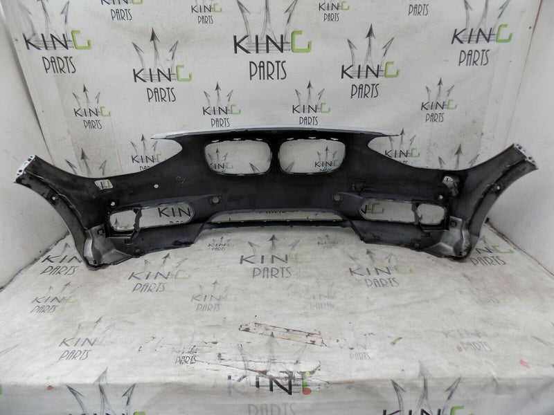 BMW 1 SERIES F20 2011-2015 FRONT BUMPER SILVER PDC GENUINE 51117245731