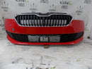 SKODA FABIA MK3 2018-ON FACELIFT RED FRONT BUMPER GENUINE 6V0807221
