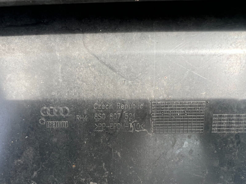 AUDI TT 2015-21 REAR BUMPER DIFFUSER LOWER SPOILER VALANCE 8S0807521