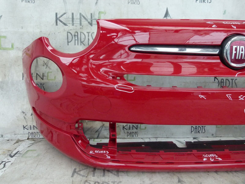 FIAT 500 LOUNGE FACELIFT 15-22 GENUINE FRONT BUMPER &BADGE LOGO 735619491