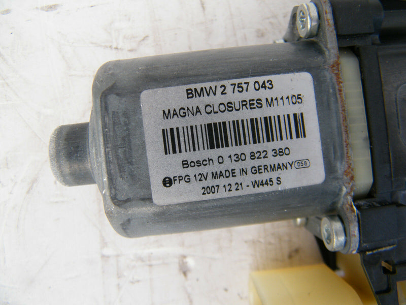 MINI COOPER S R56 R57 2006-2013 WINDOW MOTOR REGULATOR FRONT DOOR LEFT SIDE N/S