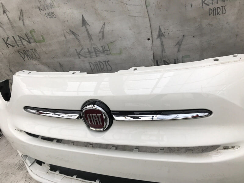 FIAT 500 LOUNGE FACELIFT 2015-23 FRONT BUMPER & TOP BADGE LOGO 735619491