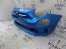 FIAT 500 S SPORT 2016-ON FACELIFT FRONT BUMPER IN BLUE + BADGE 735619571