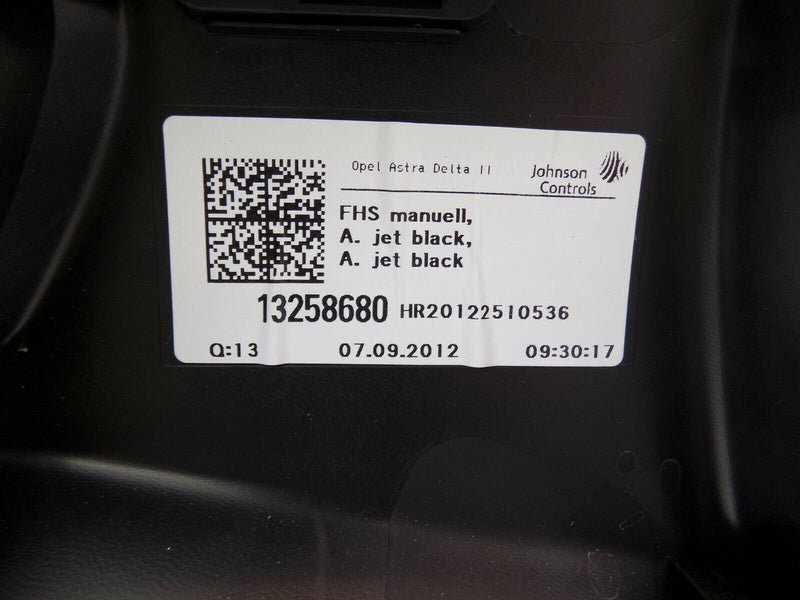 VAUXHALL ASTRA J MK6 2009-2015 REAR RIGHT DOOR CARD INNER COVER 13258680 *II