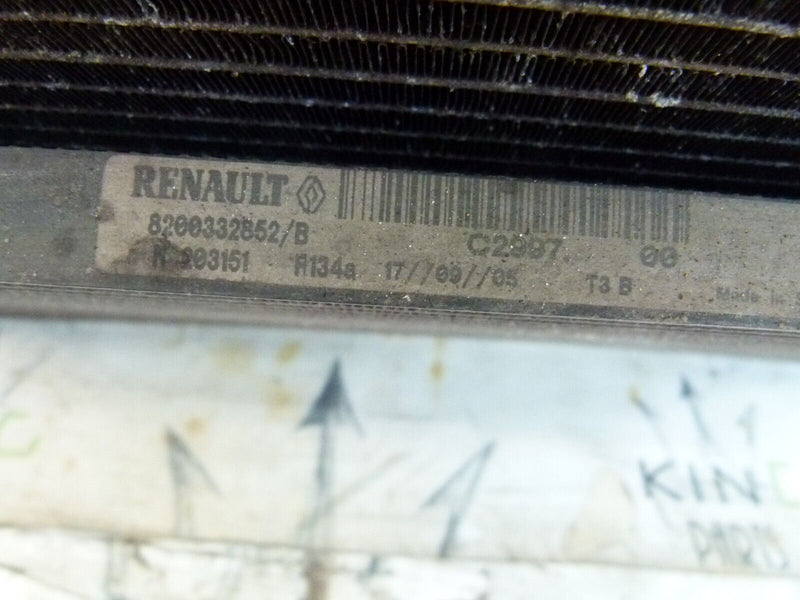 RENAULT LAGUNA 1.9 2.0 3.0 DCI AIR CON A/C CONDENSER & COOLING FAN RADIATOR