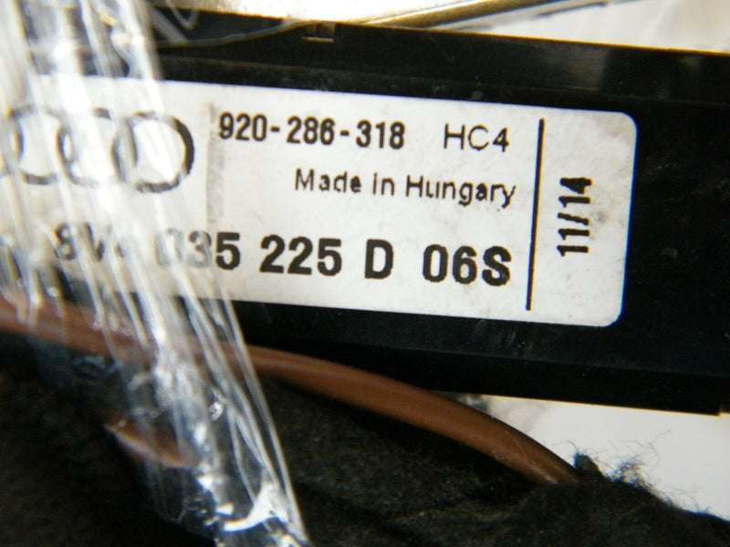 AUDI A3 8V 2012-2016 S-LINE 5DR TAILGATE WIRING LOOM HARNESS + AERIAL AMPLIFIER