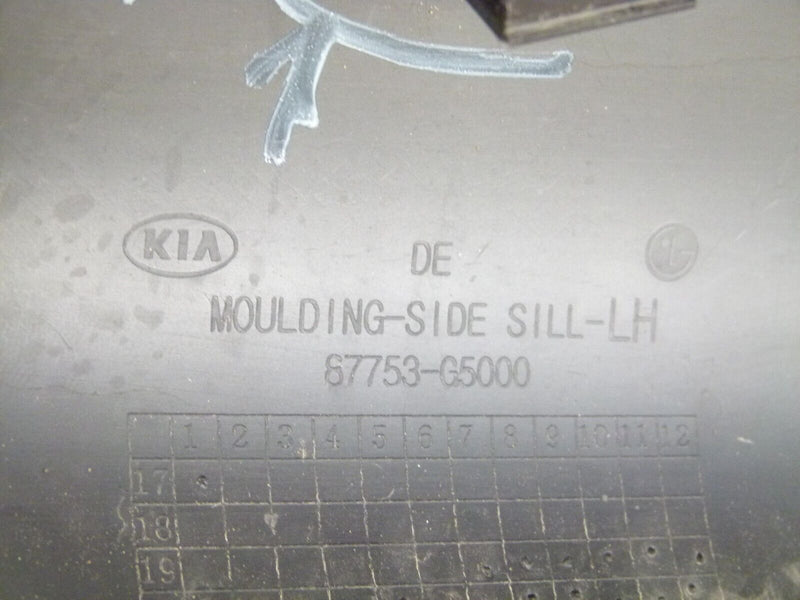 KIA NIRO 2018-ON LEFT SIDE MOULDING SKIRT TRIM 87753G5000