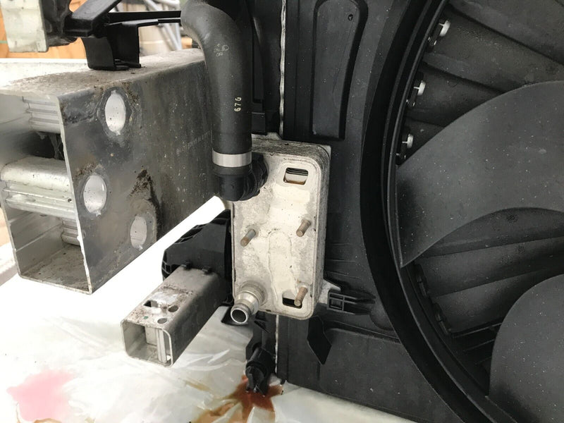 MERCEDES GLC X253 2.0 PETROL COMPLETE FRONT END COOLING RADIATOR PACK SLAM PANEL