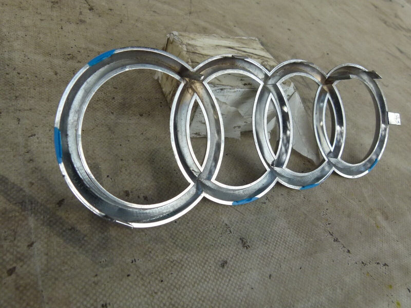 AUDI CHROME EMBLEM RINGS LOGO GENUINE
