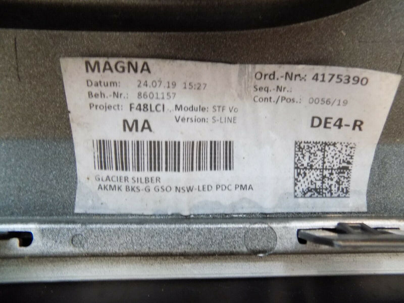 BMW X1 F48 LCI 2019-ON FACELIFT FRONT BUMPER GRILLE 6 PDC GENUINE 7954205