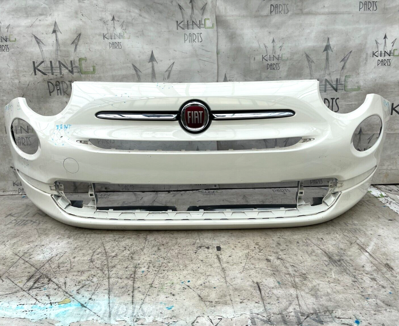 FIAT 500 LOUNGE FACELIFT 2015-23 FRONT BUMPER & TOP BADGE LOGO 735619491
