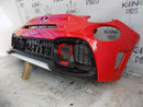 FIAT 500 ABARTH 595 2016-UP FCL FRONT BUMPER RED+GRILL OEM 735633044