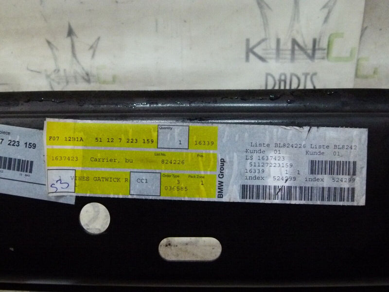 BMW 6 F06 M-SPORT 2012-2015 REAR BAR REINFORCMENT GENUINE 5112 7223159