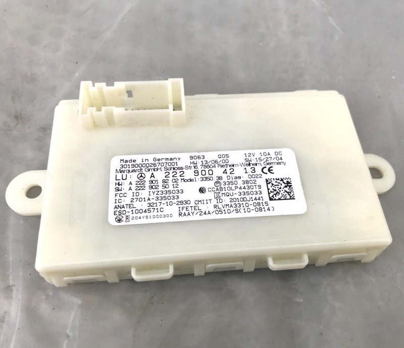 MERCEDES GLC X253 250 2016-21 GENUINE KEYLESS ENTRY UNIT ANTI THEFT A2229004213