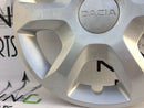 DACIA SANDERO GENUINE 15" SILVER WHEEL TRIM CAP COVER - 6 SPOKE 8200756961
