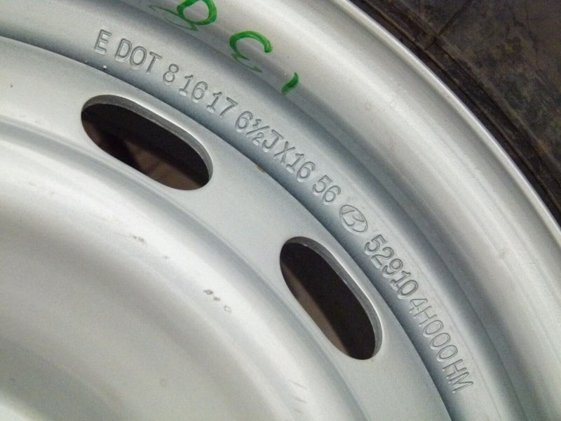 HYUNDAI H1 WHEEL STEEL RIM & TIRE 6.5JX16 ET56 529104H000 GENUINE
