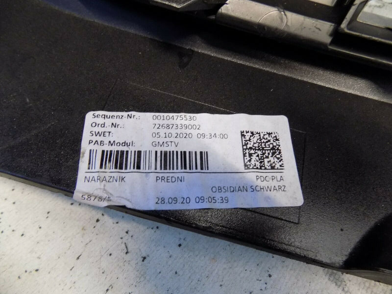 MERCEDES G CLASS W463 2018-ON BLACK FRONT BUMPER GENUINE PDC A4638855000