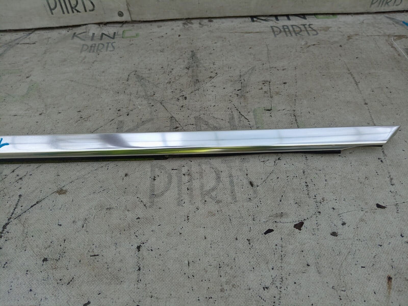 MERCEDES W205 C CLASS 14-21 FRONT LEFT WINDOW SEALING RAIL CHROME A2057201924 #