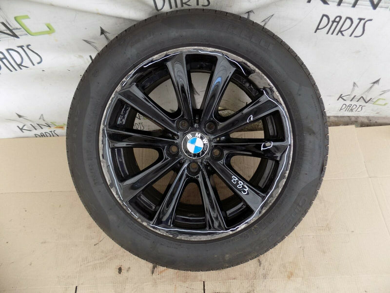 BMW  5/6 SERIES F10 F11  BLACK 8JX17" ALLOY WHEEL WITH TYRE GENUINE 6780720