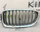 BMW F10 F11 FRONT BUMPER UPPER GRILL RADIATOR KIDNEY LEFT SIDE - 10 RIBS 7412323