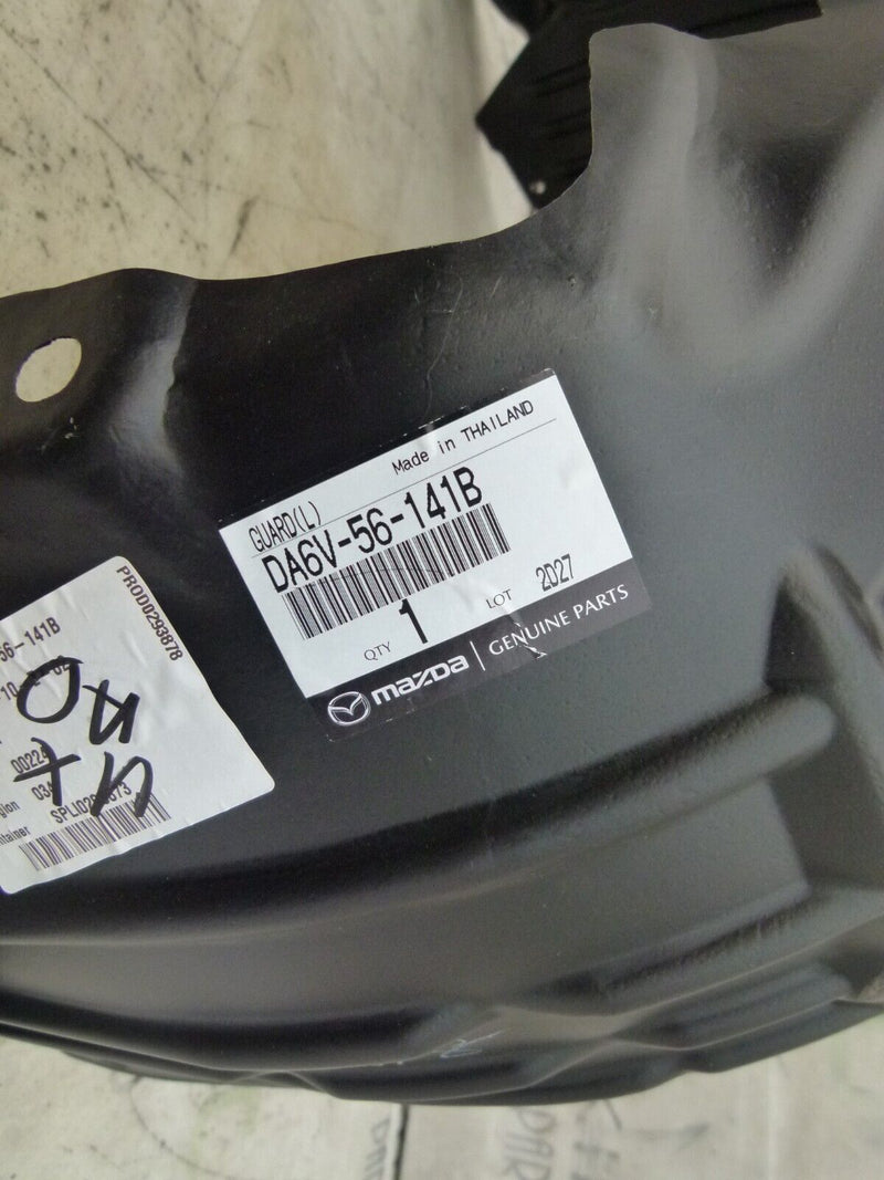 MAZDA 2 MK3 DJ 2014-19 FRONT LEFT ARCH MUD GUARD GENUINE DA6V56141B