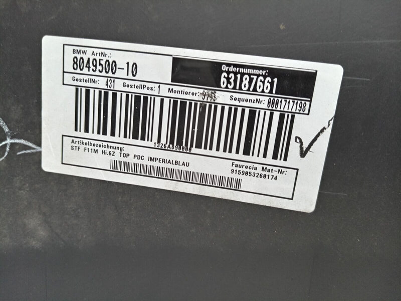 BMW 5 F11 ESTATE M-SPORT 2010-2013 REAR BUMPER PDC GENUINE 5112 7906327