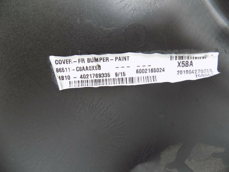 HYUNDAI i20 (GB) FACELIFT 2018-ON BLACK FRONT BUMPER GENUINE 86511-C8AA0