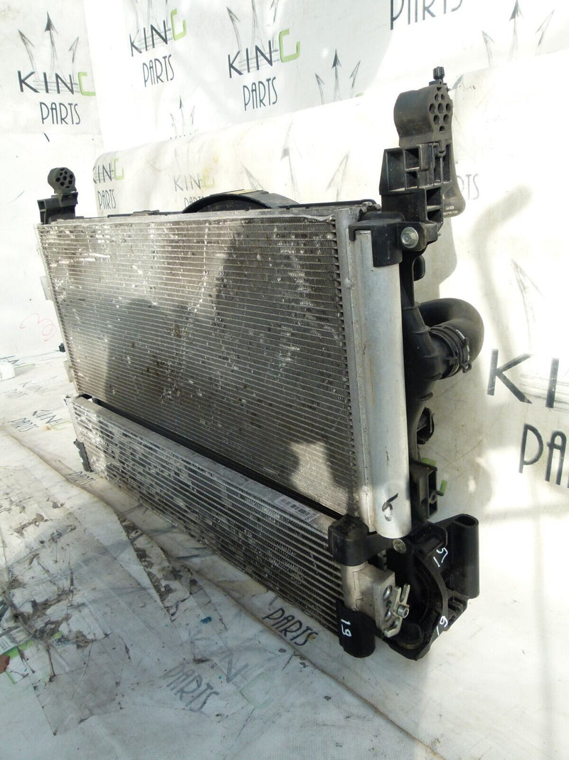 VAUXHAL CORSA E 1.2 1.3 CDTI AIR CON CONDENSER & WATER FAN RADIATOR 13414859