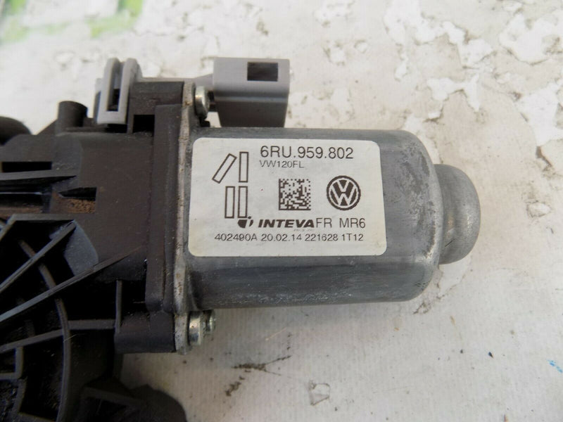 VW UP 2011-2016 FRONT LEFT DOOR WINDOW MOTOR REGULATOR 6RU959802