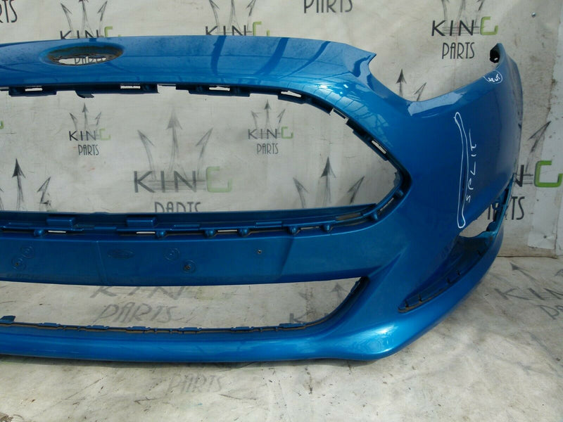 FORD FIESTA MK6 FACELIFT 2014-2016 BLUE FRONT BUMPER GENUINE C1BB-17757-A