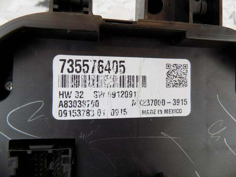 FIAT 500 2007-2015 DIGITAL A/C HEATER CONTROL PANEL SWITCHES 735576405 *DASH