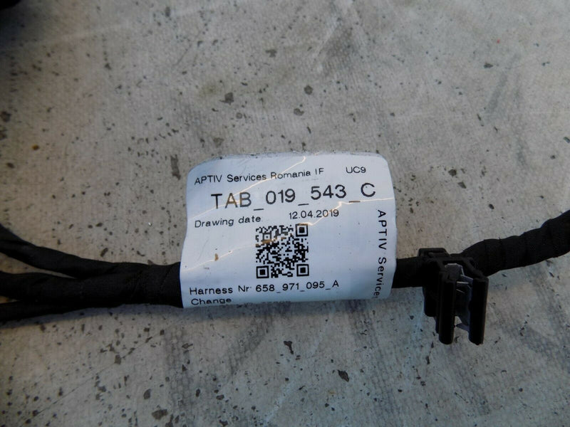 SKODA KAMIQ 2019-UP FRONT PDC WIRING LOOM GENUINE 658971095A
