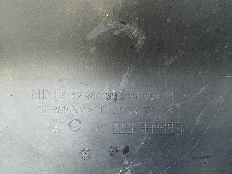 MINI COOPER COUNTRYMAN R60 14-16 REAR BUMPER DIFFUSER VALANCE 9801893114