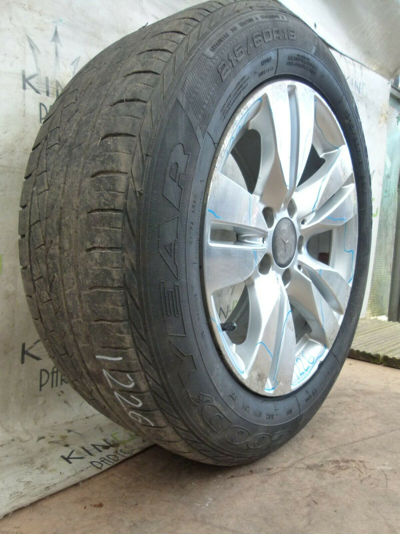 MERCEDES W212 ALLOY WHEEL 16" 8Jx16H2 ET46 A2124010202 TYRE 215/60 R16