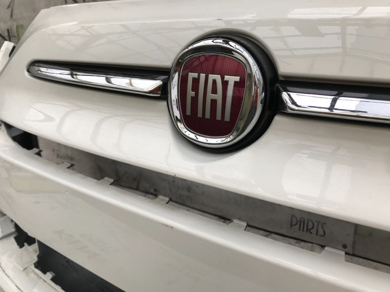 FIAT 500 LOUNGE FACELIFT 2015-23 FRONT BUMPER & TOP BADGE LOGO 735619491