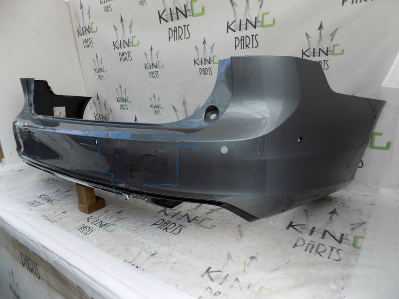VOLVO V90 2016 2017 GREY REAR BUMPER GENUINE & DIFFUSER 6x PDC 31383315
