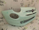 FIAT 500 2015-ON FACELIFT FRONT BUMPER POP MINT + BADGE GENUINE 735619476