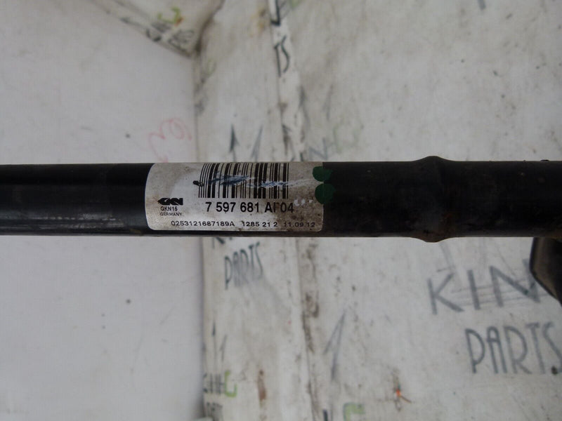 BMW F30 F31 2012-2015 REAR LEFT DRIVE SHAFT & BRAKE DISC WITH COVER 7597681 #