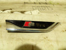 AUDI A5 F5 S-LINE 2017-ON FRONT FENDER RIGHT EMBLEM 8W6853602