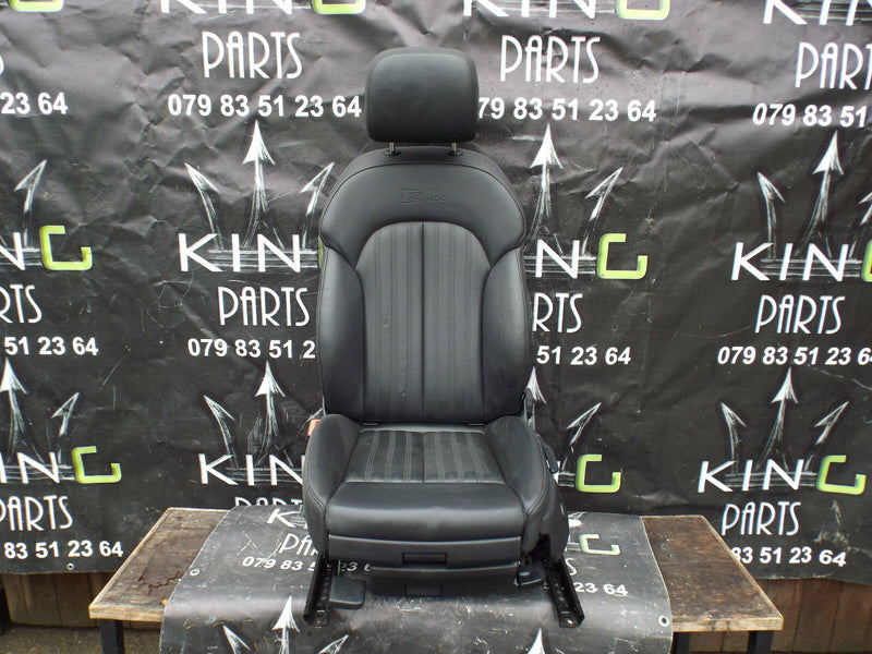 Audi A6 C7 2011 - 2015 S-Line Black Leather Interior Seats Set Front and Rear