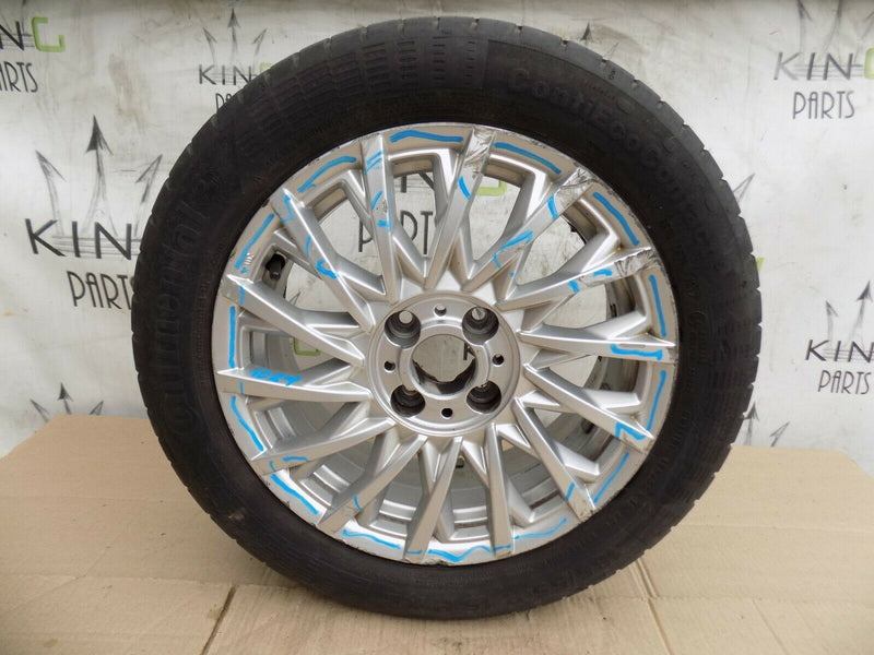 FIAT 500 15" INCH RIM ALLOY WHEEL WITH TYRE 6JX15 ET35 SILVER 52009577