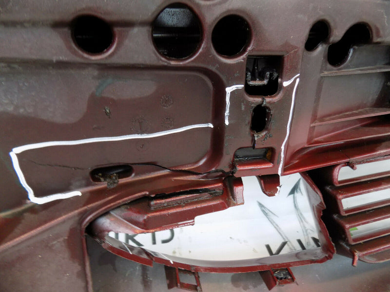 FORD FIESTA V MK5 FACELIFT 2000 2001 2002 DARK RED FRONT BUMPER GENUINE
