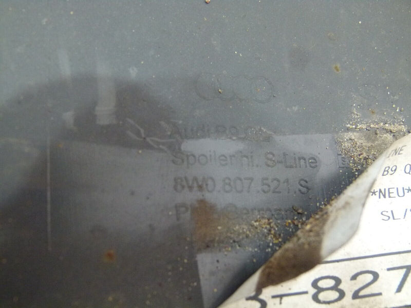 AUDI A4 B9 8W S-LINE 2015-18 REAR BUMPER DIFFUSER GENUINE PDC 8W0807521