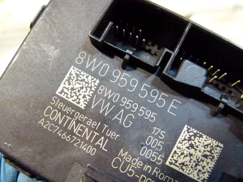 AUDI A4 S4 8W B9 2016-ON REAR RIGHT SIDE DOOR CONTROL UNIT 8W0959595