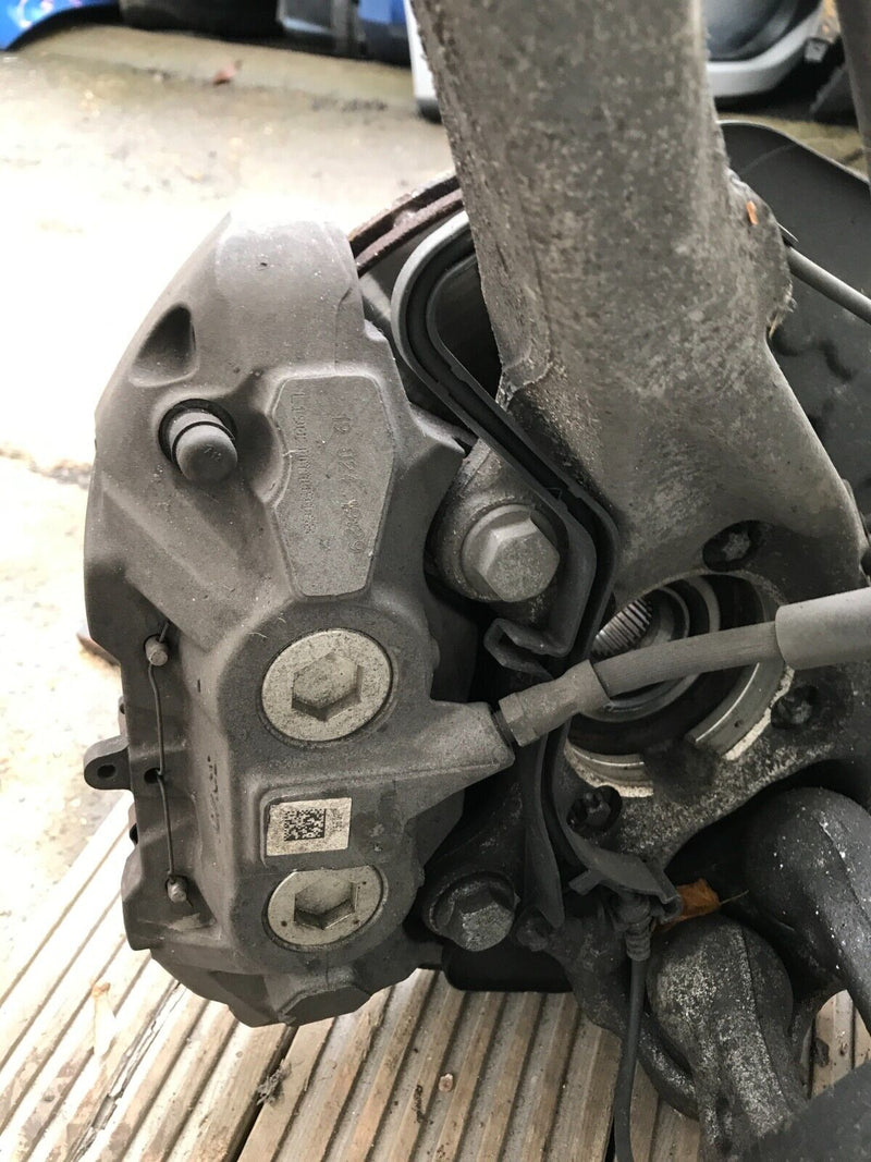 MERCEDES GLC X253 4MATIC COMPLETE FRONT LEFT LEG 3x WISHBONE ARMS HUB CALIPER